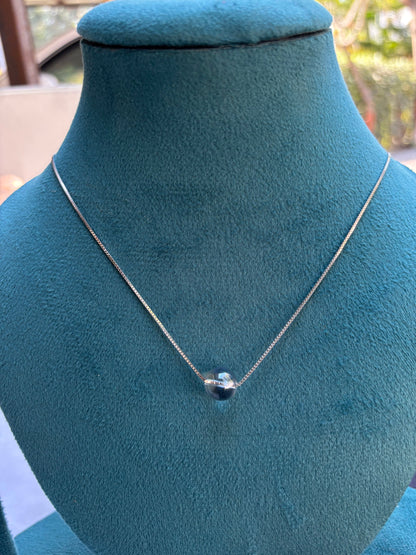 Swarovski minimal silver Necklace