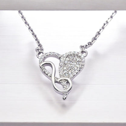 Symphony of Heart Pendant with chain