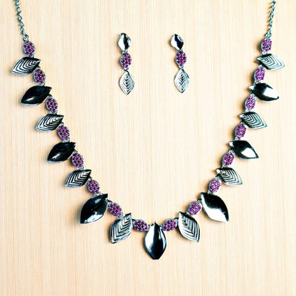 Tribal Statement 925 silver Necklace set