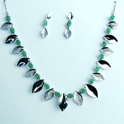 Tribal Statement 925 silver Necklace set